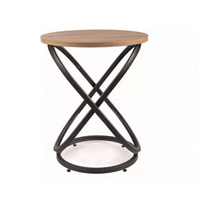 Стол журнальный SIGNAL EOS E дуб артизан/черный